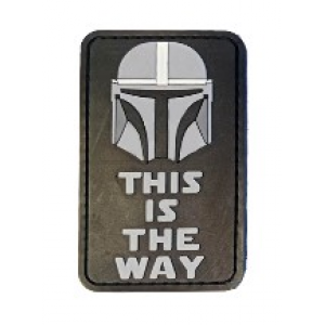 Нашивка PVC/ПВХ с велкро Мандалорец This is the way 